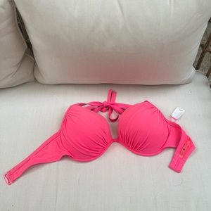 Shade & Shore Underwire Halter Swimsuit Top 36 DD